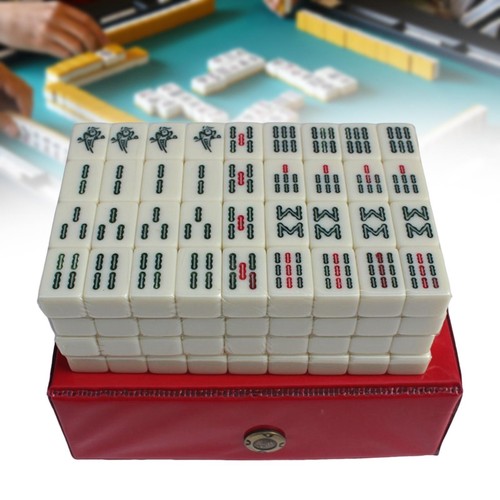 Mini mahjong set multicolore - mahjong,