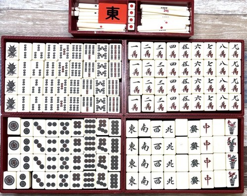 Ensemble mahjong rétro - ensemble, de