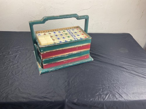 Jeu mah jong ancien coffret - jeu,