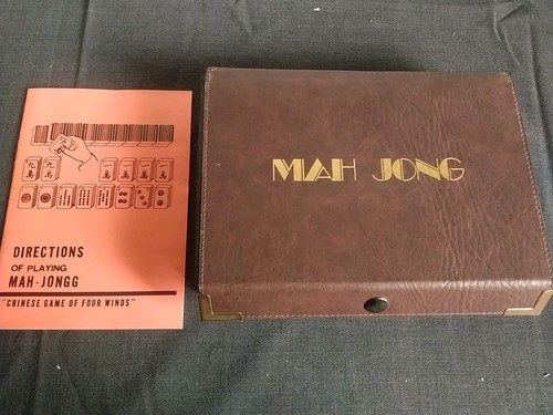 Coffret valise jeu mah jong - valise, de